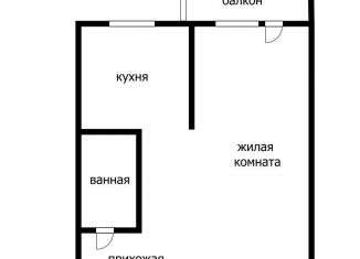 Продаю однокомнатную квартиру, 32 м2, Краснодар, Северная улица, 510, Северная улица