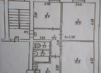 Продам 3-комнатную квартиру, 54 м2, Таруса, улица Маяковского, 2