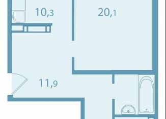 Продажа 2-ком. квартиры, 63.4 м2, поселок Зональная Станция, улица Королёва, 20