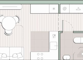 Продажа квартиры студии, 22.9 м2, Москва, станция Кунцевская, улица Ивана Франко, 4с1