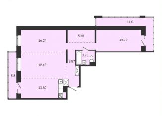 Продается квартира свободная планировка, 99.6 м2, Иркутская область, Советская улица, 115/1