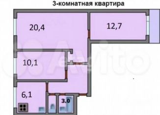 Продажа 3-ком. квартиры, 60 м2, Москва, Востряковский проезд, 21к3, станция Битца