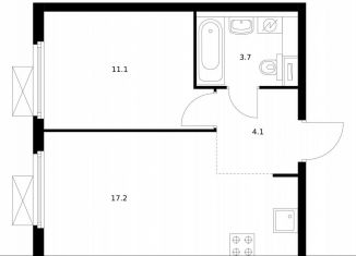 Продаю 1-ком. квартиру, 36.4 м2, Москва, метро Братиславская