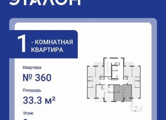 Продается 1-ком. квартира, 33.3 м2, Санкт-Петербург