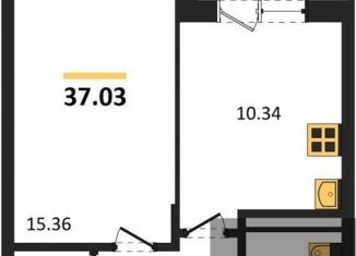 Продам однокомнатную квартиру, 37 м2, Воронеж, Острогожская улица, 164