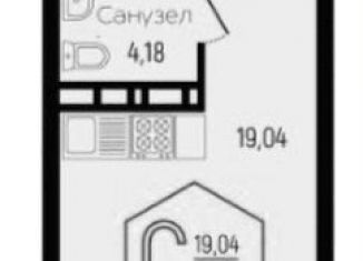 Продаю квартиру студию, 23.2 м2, Краснодар, микрорайон Черемушки, Обрывная улица, 132/1к4