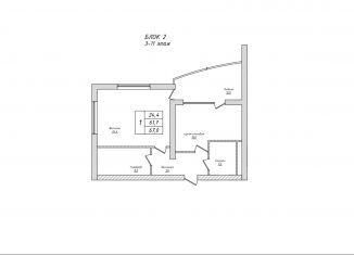 Продажа однокомнатной квартиры, 67 м2, Алушта, улица Ленина, 37