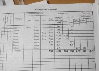 2-ком. квартира на продажу, 55.8 м2, посёлок городского типа Новые Лапсары, Совхозная улица, 1