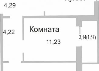 Продажа 2-комнатной квартиры, 53.9 м2, Псков, улица Юности, 22, ЖК Смарт-квартал