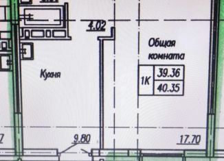 Продажа однокомнатной квартиры, 40 м2, Барнаул, Пролетарская улица, 151В, ЖК Ютссон