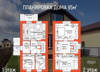 Продажа дома, 95 м2, деревня Старые Киешки, Звёздная улица, 11
