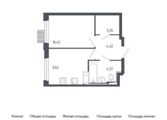 Продаю однокомнатную квартиру, 32.5 м2, Москва, жилой комплекс Молжаниново, к2, метро Пятницкое шоссе