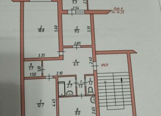 Продаю трехкомнатную квартиру, 72 м2, Тимашевск, Западная улица, 10, Молодёжный ЖК