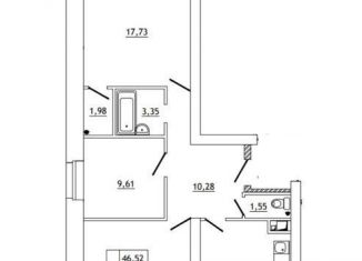 Продается 3-ком. квартира, 87 м2, деревня Новосельцы, Юбилейная улица, 17