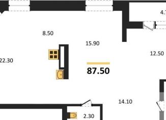 Продаю трехкомнатную квартиру, 86.5 м2, Новосибирск, метро Маршала Покрышкина