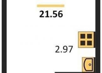 Продаю 1-ком. квартиру, 21.6 м2, Новосибирск, улица Ясный Берег, 16, ЖК Ясный Берег