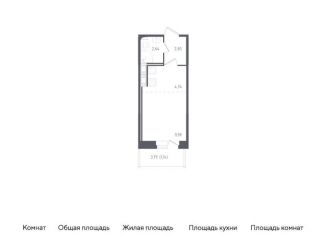 Продам квартиру студию, 21.3 м2, Колпино, жилой комплекс Новое Колпино, к32