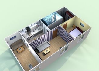 Продажа 2-комнатной квартиры, 60 м2, Краснодар, ЖК Символ, Командорская улица, 9к1