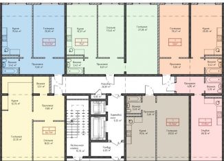 Продам 2-ком. квартиру, 66.7 м2, Махачкала, улица Пугачёва, 8, ЖК Нефтегородок