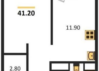 Продажа 1-комнатной квартиры, 42.6 м2, Новосибирск, Красный проспект, 220стр, ЖК Нобель