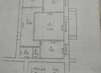 Продажа трехкомнатной квартиры, 57 м2, Нижнеудинск, Комсомольская улица, 1