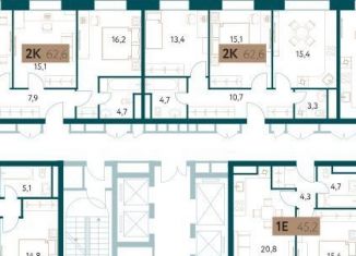 Продается трехкомнатная квартира, 96.8 м2, Москва, Винницкая улица, 8к1, ЖК Настоящее