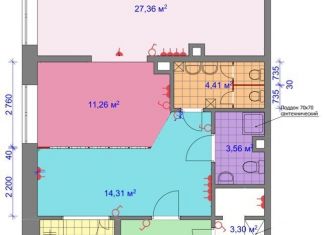 Продаю помещение свободного назначения, 81 м2, Мурино, Скандинавский проезд, 8к1