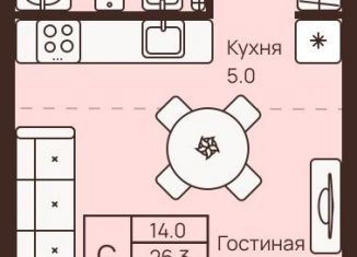 Продам квартиру студию, 27.5 м2, деревня Новое Девяткино, ЖК Девяткино