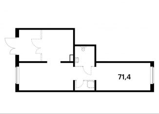 Продаю помещение свободного назначения, 71.4 м2, рабочий посёлок Боброво, жилой комплекс Восточное Бутово, 18