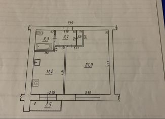 Продается 1-комнатная квартира, 39.2 м2, Самара, метро Кировская, улица Свободы, 147