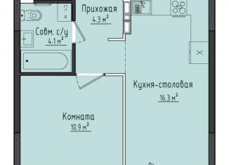 Продается однокомнатная квартира, 35.5 м2, село Первомайский, ЖК Город Оружейников