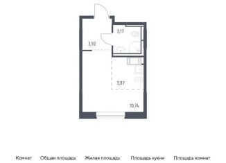 Продается квартира студия, 21.7 м2, поселение Кокошкино, ЖК Новое Внуково, жилой комплекс Новое Внуково, к20