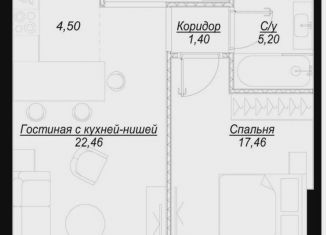 Продается 1-ком. квартира, 54.8 м2, Москва, 1-й Сетуньский проезд, вл6, станция Кутузовская