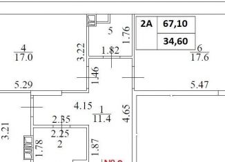 Продам 2-комнатную квартиру, 65.9 м2, Химки, улица Академика Грушина, 10, ЖК Аврора