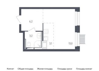 Продам квартиру студию, 25.5 м2, Мытищи, ЖК Мытищи Парк, жилой комплекс Мытищи Парк, к4