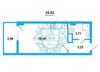 Квартира на продажу студия, 25 м2, Санкт-Петербург, метро Улица Дыбенко