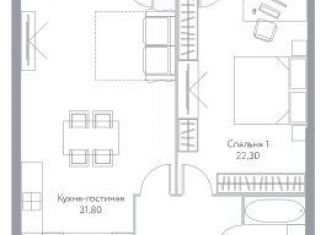 Продается 1-ком. квартира, 74.8 м2, Москва, проспект Мира, 95, проспект Мира