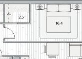 Продам 1-ком. квартиру, 44.7 м2, Москва, Береговой проезд, 3, ЖК Береговой