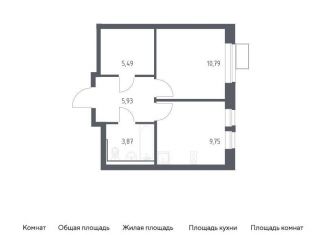 1-комнатная квартира на продажу, 35.8 м2, посёлок Жилино-1, жилой комплекс Егорово Парк, к3.1