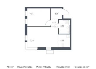1-ком. квартира на продажу, 40.9 м2, посёлок Жилино-1, жилой комплекс Егорово Парк, к3.2