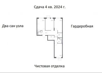 Продажа 3-комнатной квартиры, 77 м2, Ленинский городской округ, ЖК Горки Парк, жилой комплекс Горки Парк, к5.1
