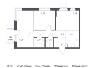 Продам трехкомнатную квартиру, 61 м2, посёлок Жилино-1