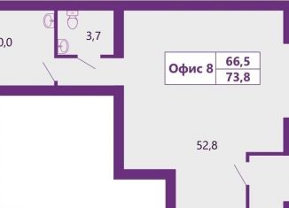 Продаю помещение свободного назначения, 73.8 м2, Калининград, Таганрогская улица, 14