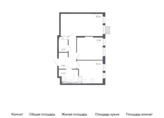 Продаю 2-комнатную квартиру, 54.2 м2, Москва, Ленинградское шоссе, 229Ак1