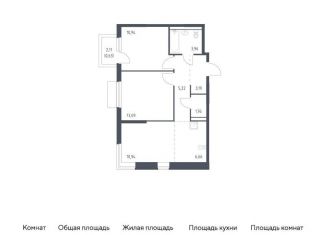Продажа 2-ком. квартиры, 56.4 м2, Московская область