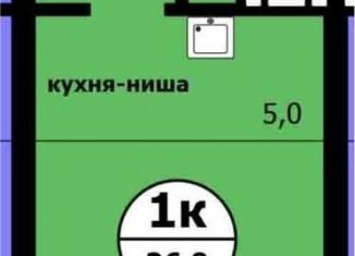 Продаю 1-комнатную квартиру, 26.9 м2, Красноярск, Ленинский район