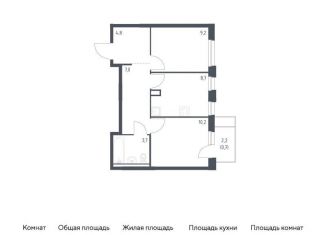 Продаю двухкомнатную квартиру, 44.3 м2, Владивосток, улица Сабанеева, 1.2