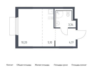 Квартира на продажу студия, 22.8 м2, деревня Мисайлово
