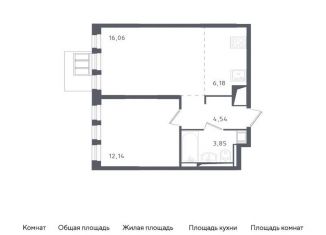 Продажа однокомнатной квартиры, 42.8 м2, Московская область, жилой комплекс Горки Парк, к4.1