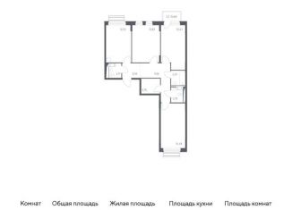 Продаю 3-комнатную квартиру, 78.3 м2, село Лайково